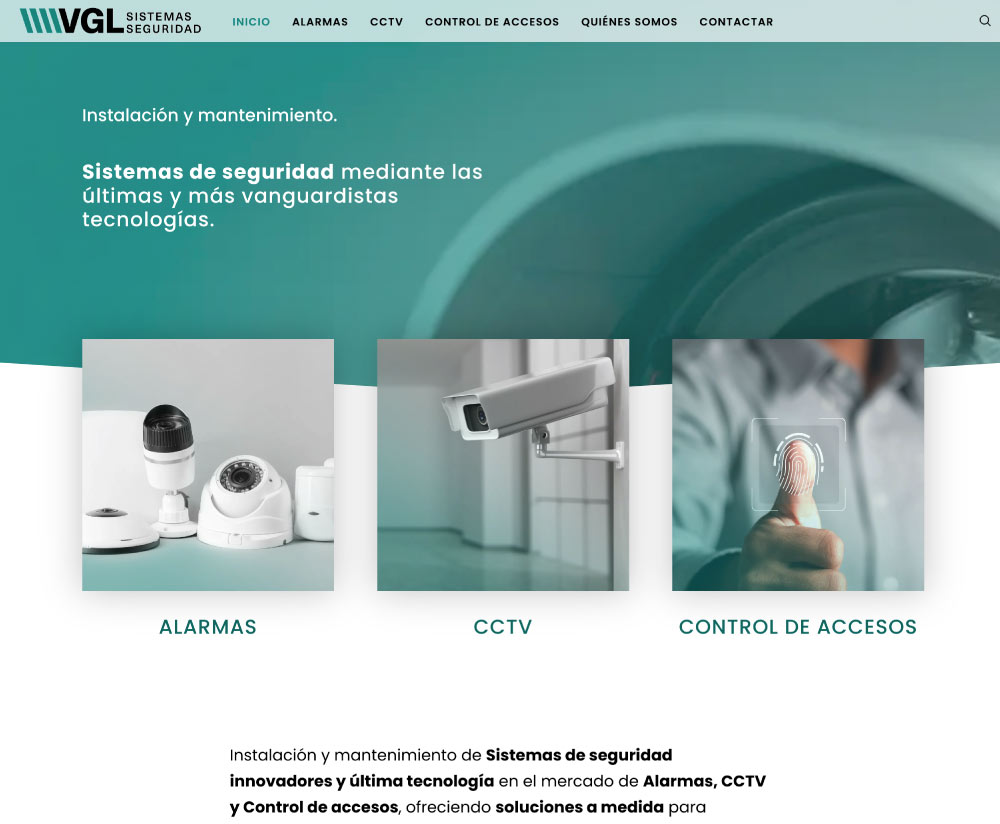 Ver VGL Sistemas Seguridad - Alarmas - CCTV - Control de accesos https://vglsistemas.es/