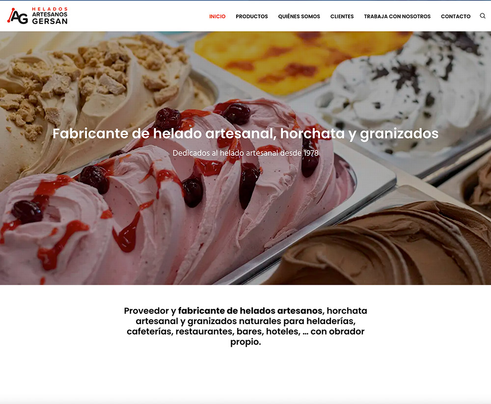 helados artesanos, horchata y granizados naturales