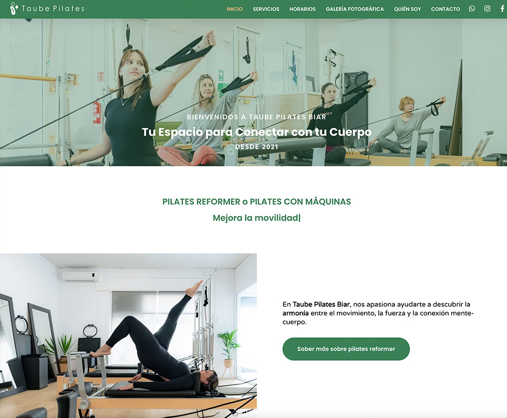 Pilates Reformer Taube Pilates Biar